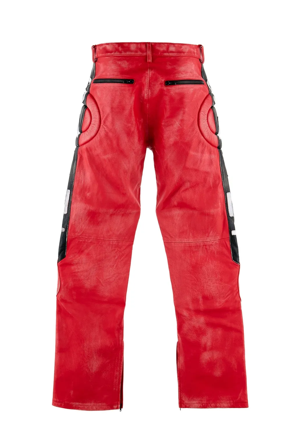 Leather Pants/Racer / Red