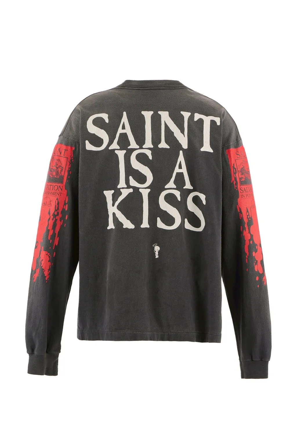Ls Tee/Saint Is A Kiss / Black