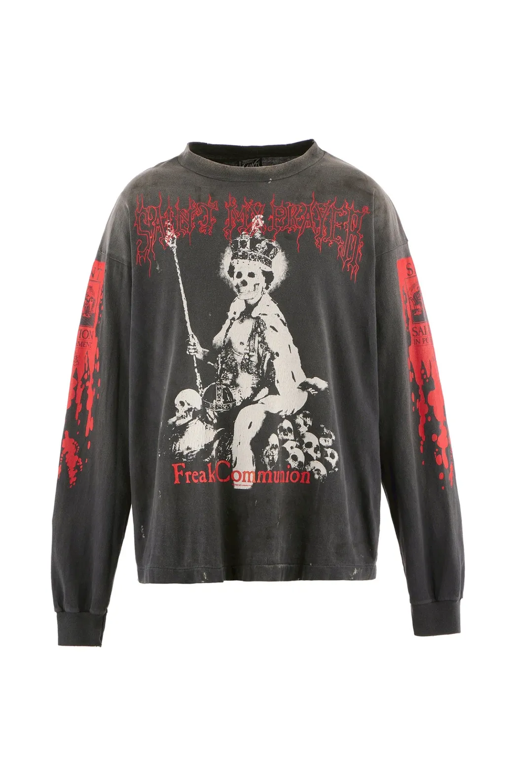 Ls Tee/Saint Is A Kiss / Black