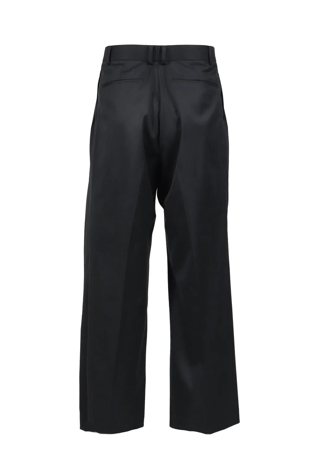 Super140 3Tuck Baggy Trousers .14 / Blk
