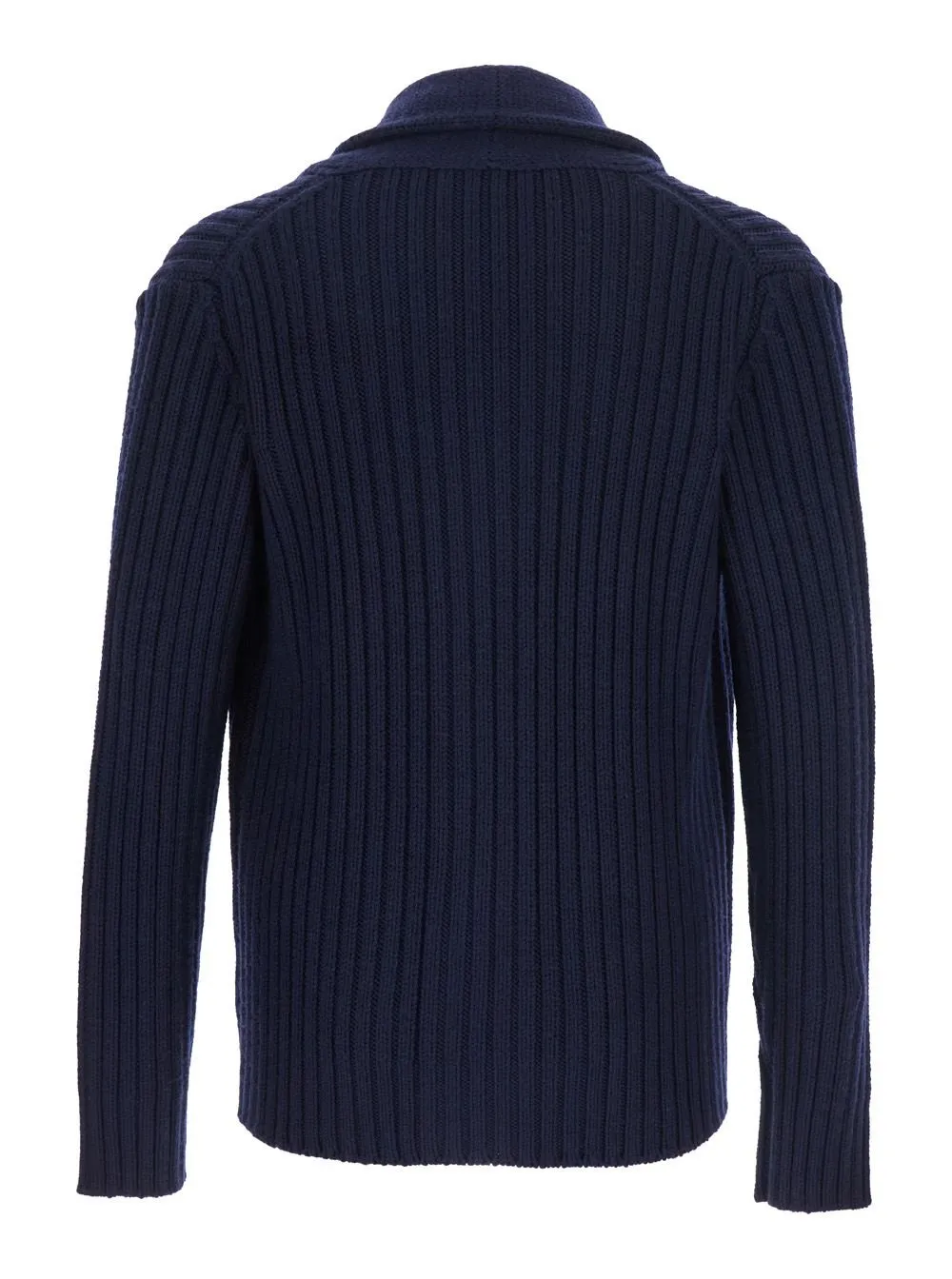 Kangra Shawl Collar Woven Cardigan
