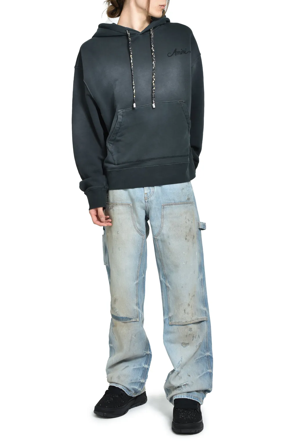 Bleach Bandana Os Hoodie / Blk