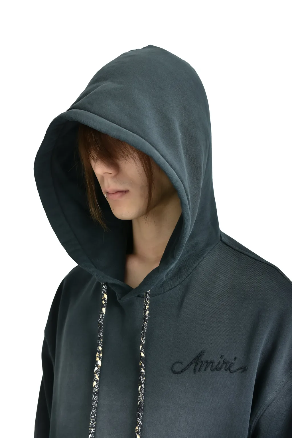 Bleach Bandana Os Hoodie / Blk