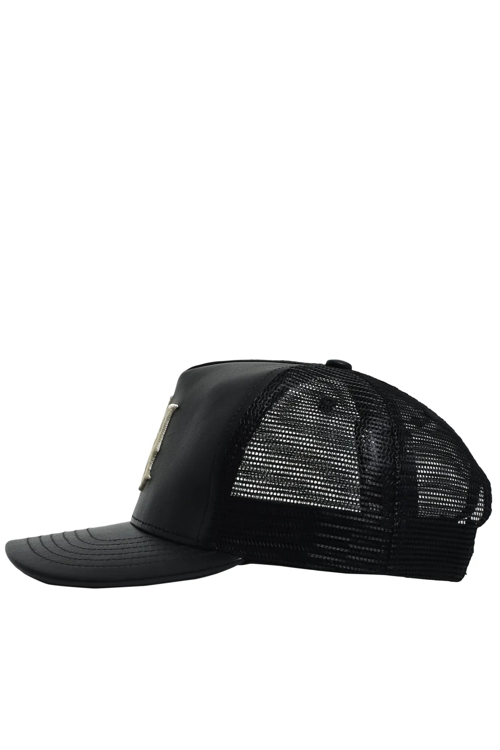 Leather Ma Trucker Hat / Black