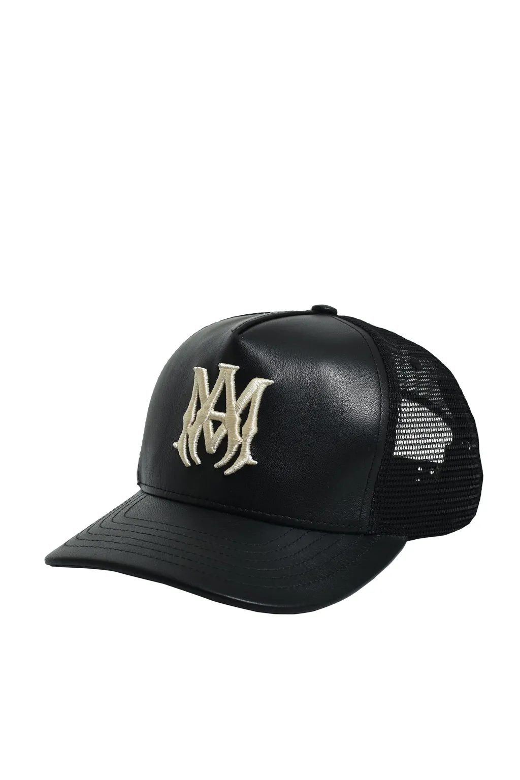 Leather Ma Trucker Hat / Black