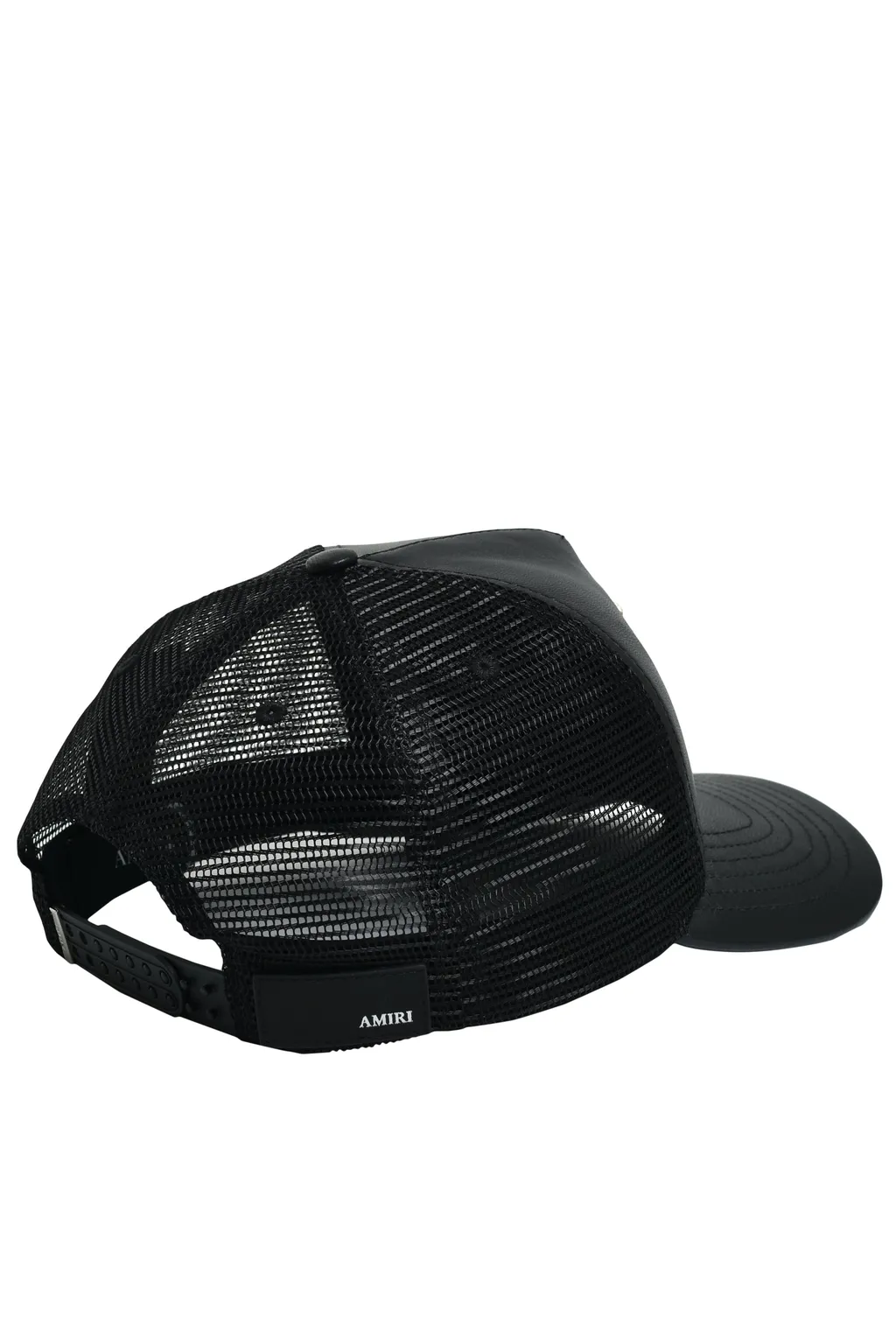 Leather Ma Trucker Hat / Black