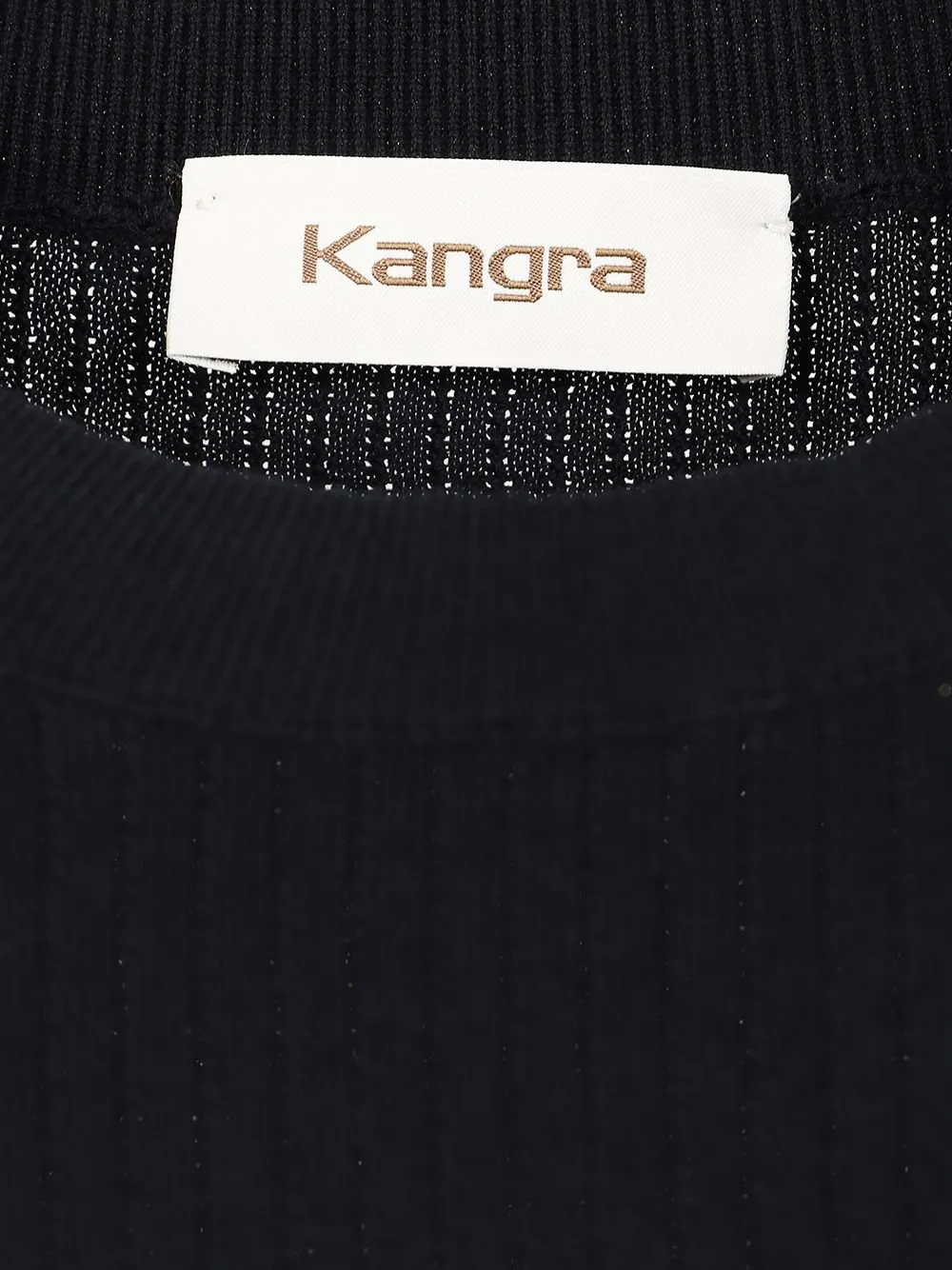 Kangra Cashmere Ribbed Knit T-Shirt