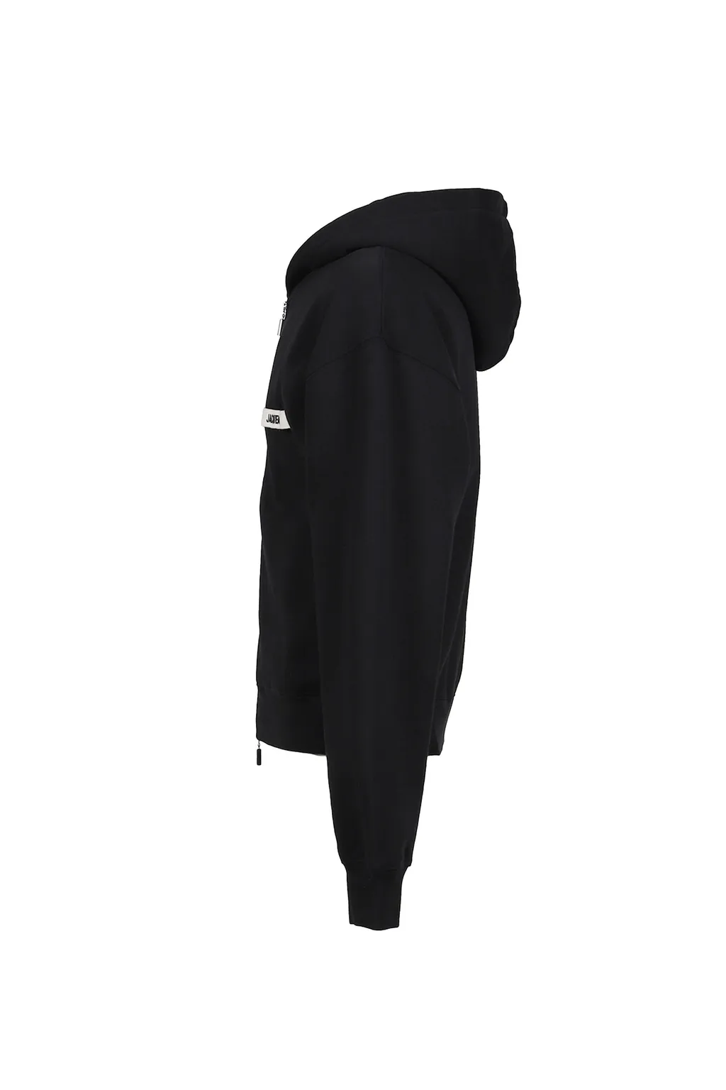 Le Hoodie Zip Gros Grain / Blk