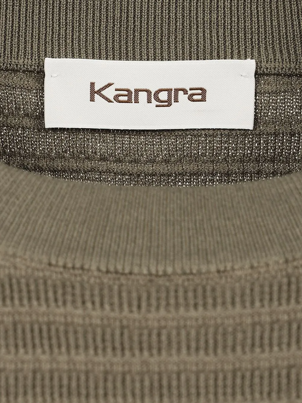 Kangra Cashmere Textured Crewneck Knitwear