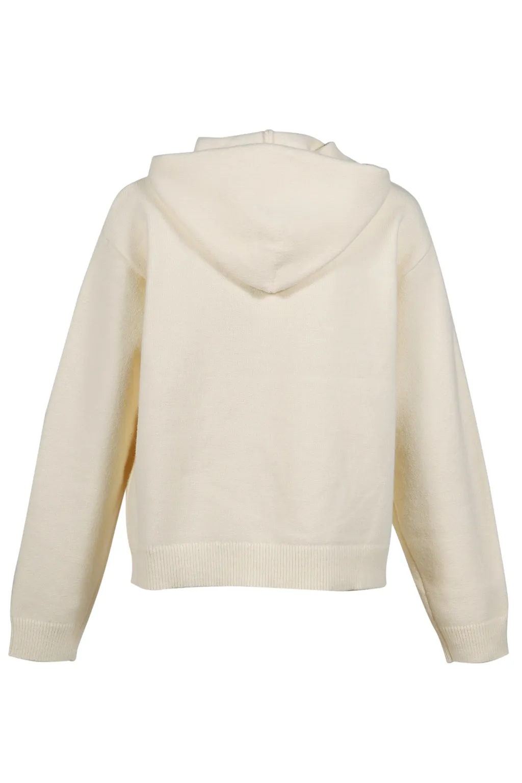 Art Knit Hoodie / Bone