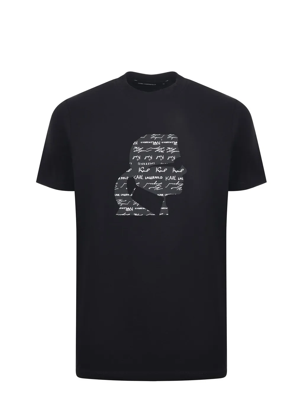 Karl Lagerfeld Logo Printed Crew Neck T-Shirt