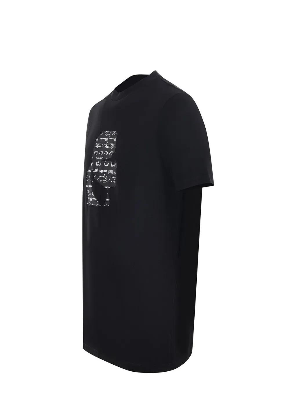 Karl Lagerfeld Logo Printed Crew Neck T-Shirt