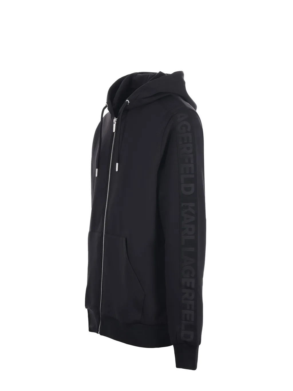Karl Lagerfeld Zip-Up Long Sleeved Hoodie