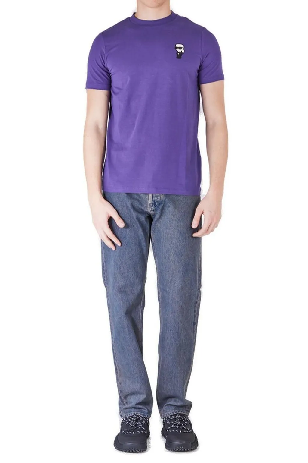 Karl Lagerfeld Short-Sleeved Crewneck T-Shirt