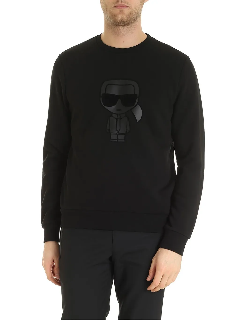 Karl Lagerfeld Long-Sleeved Crewneck Sweatshirt
