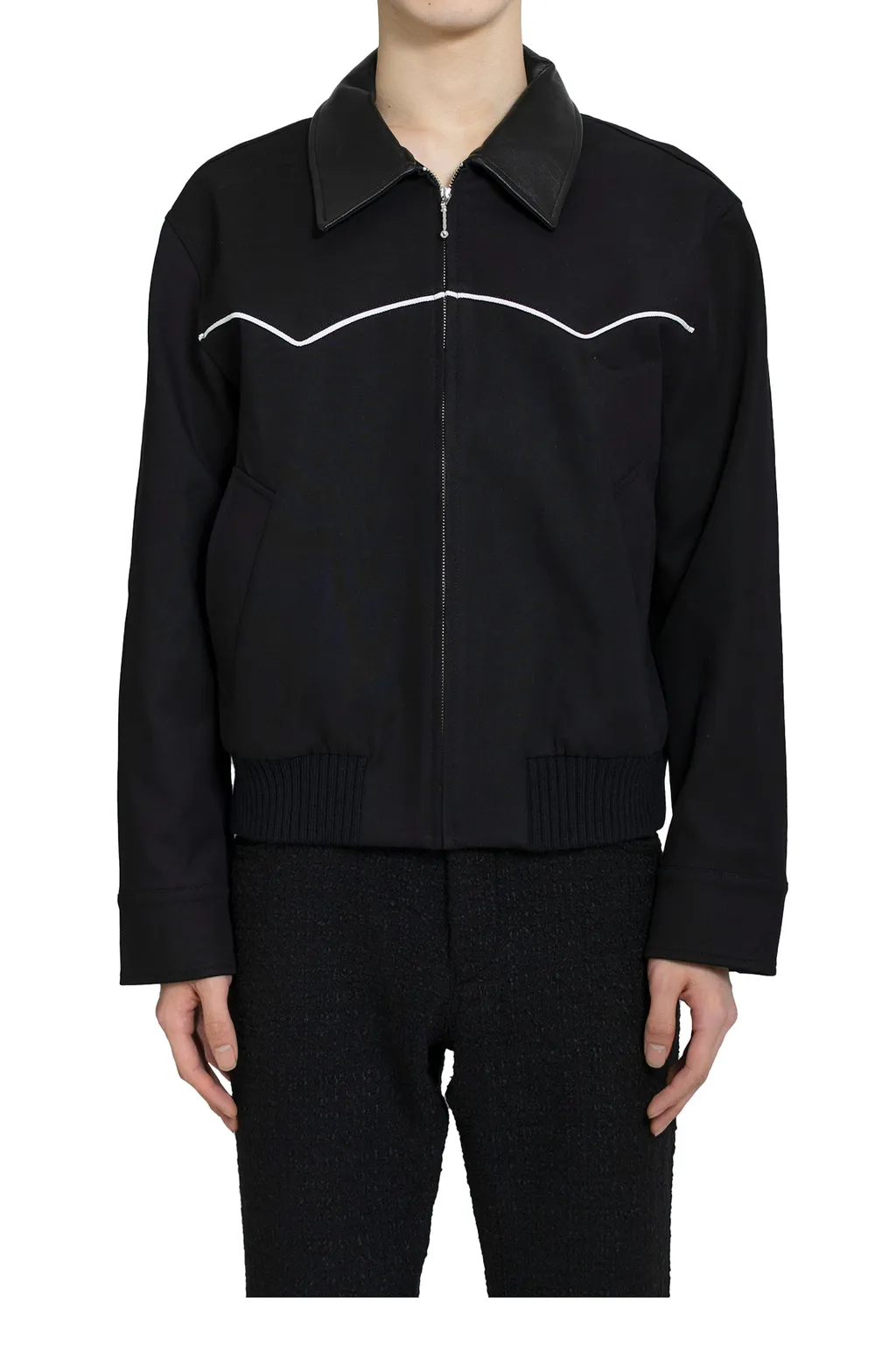 Western Harrington Jacket / Blk