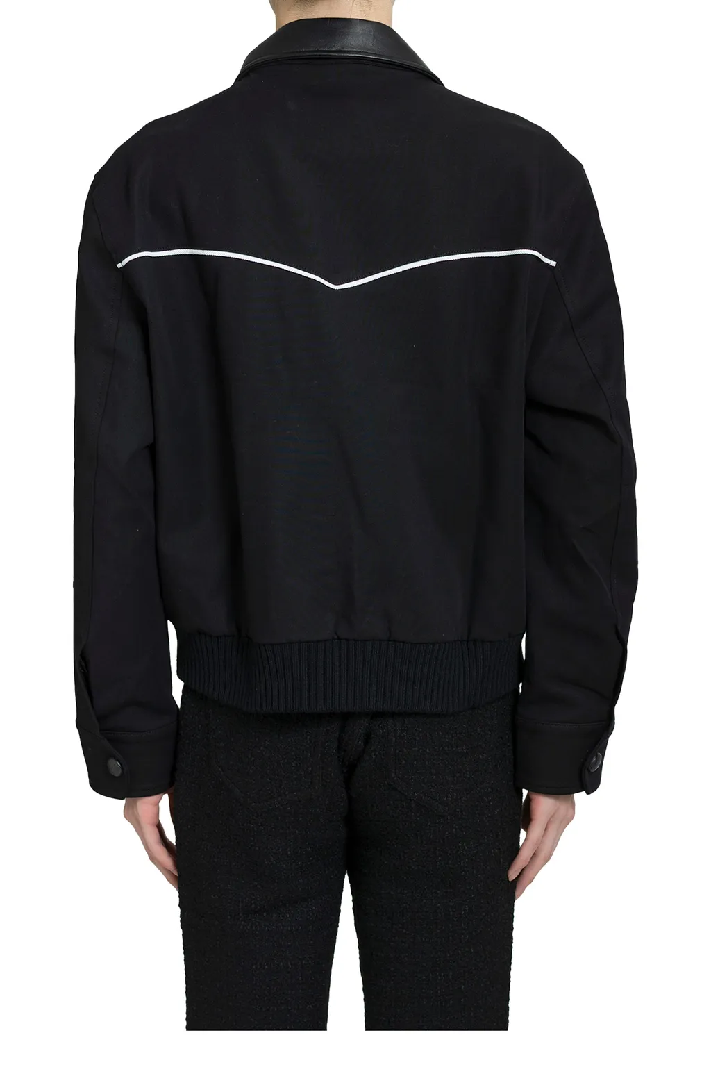 Western Harrington Jacket / Blk