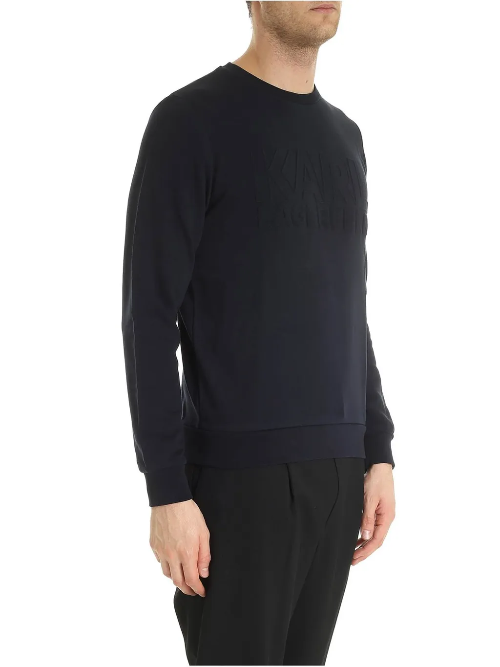 Karl Lagerfeld Long-Sleeved Crewneck Sweatshirt