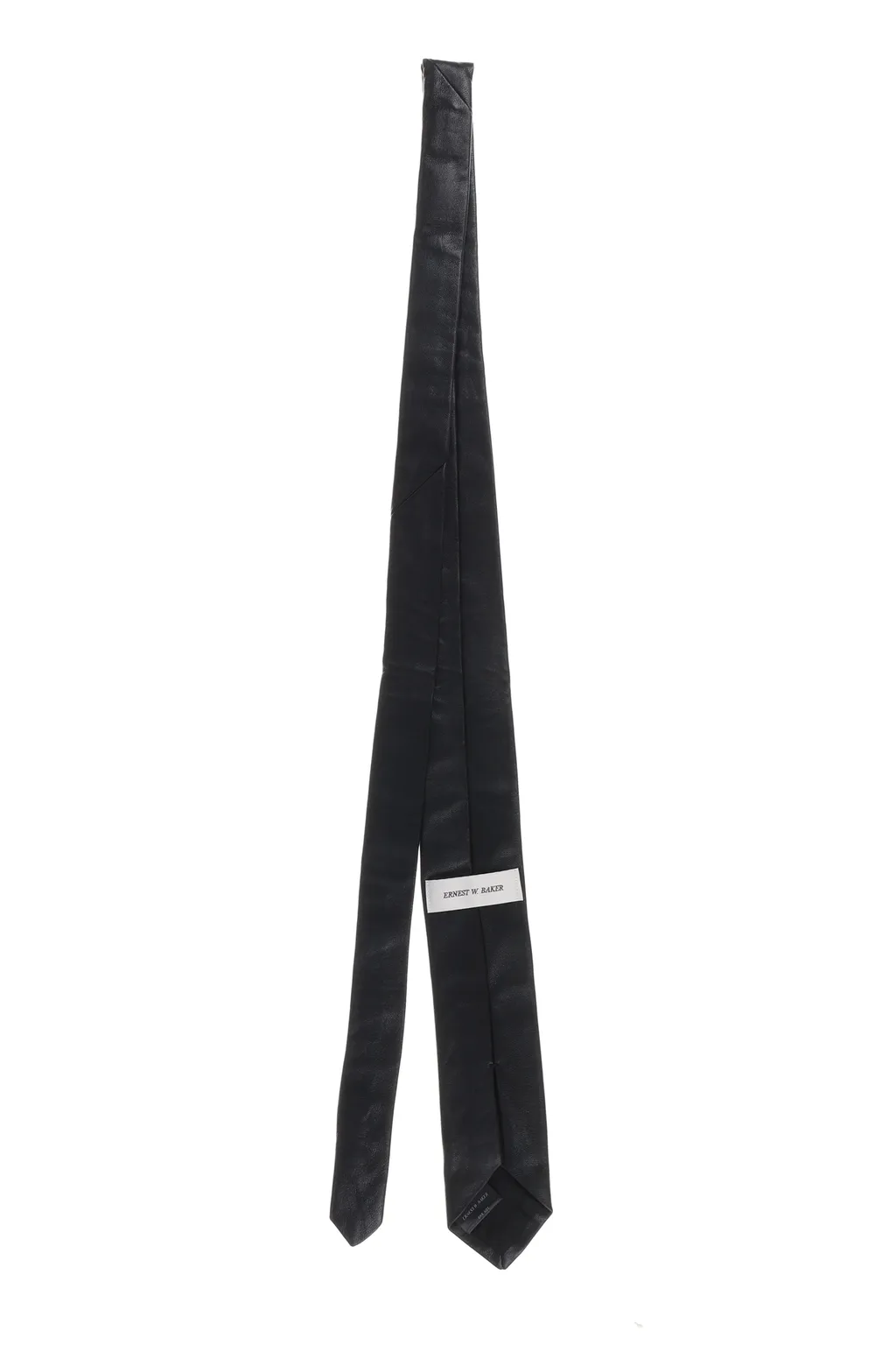Leather Classic Tie / Black
