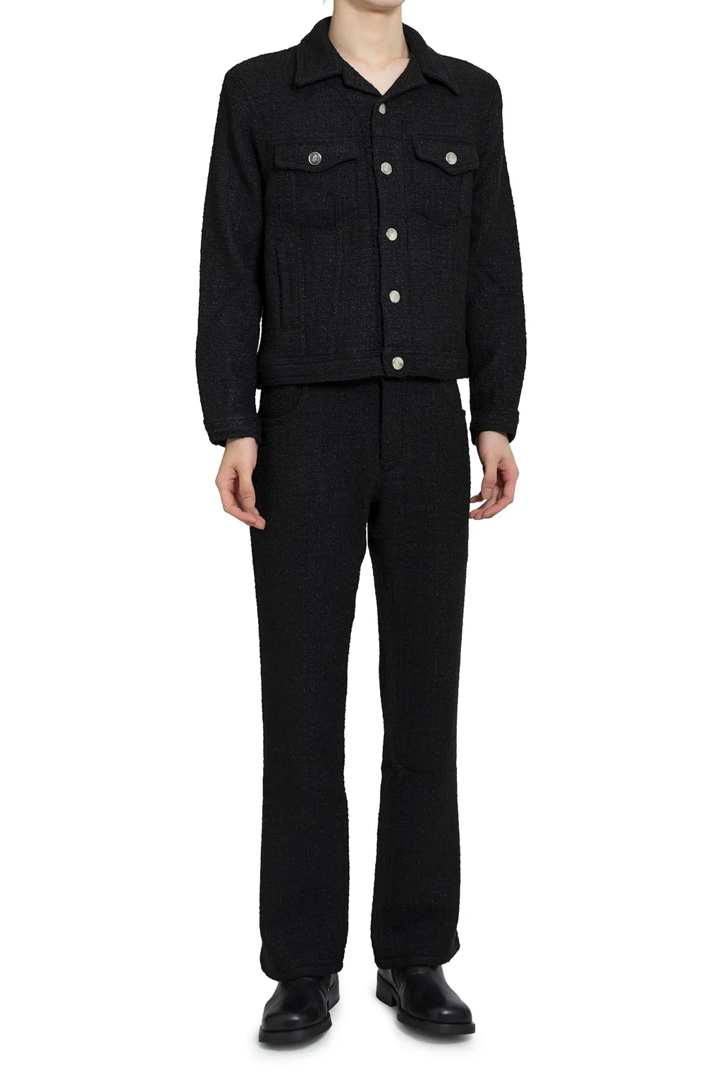 Five Pocket Flare Trousers / Blk