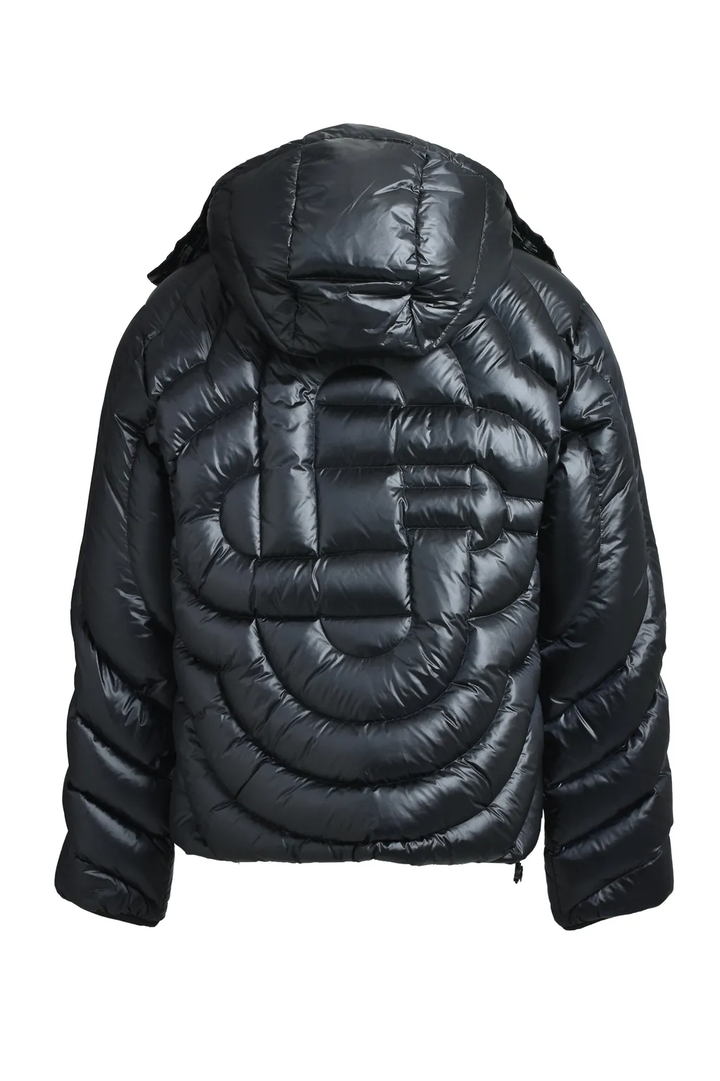 Cc Quilted Puffer Jacket / Blk