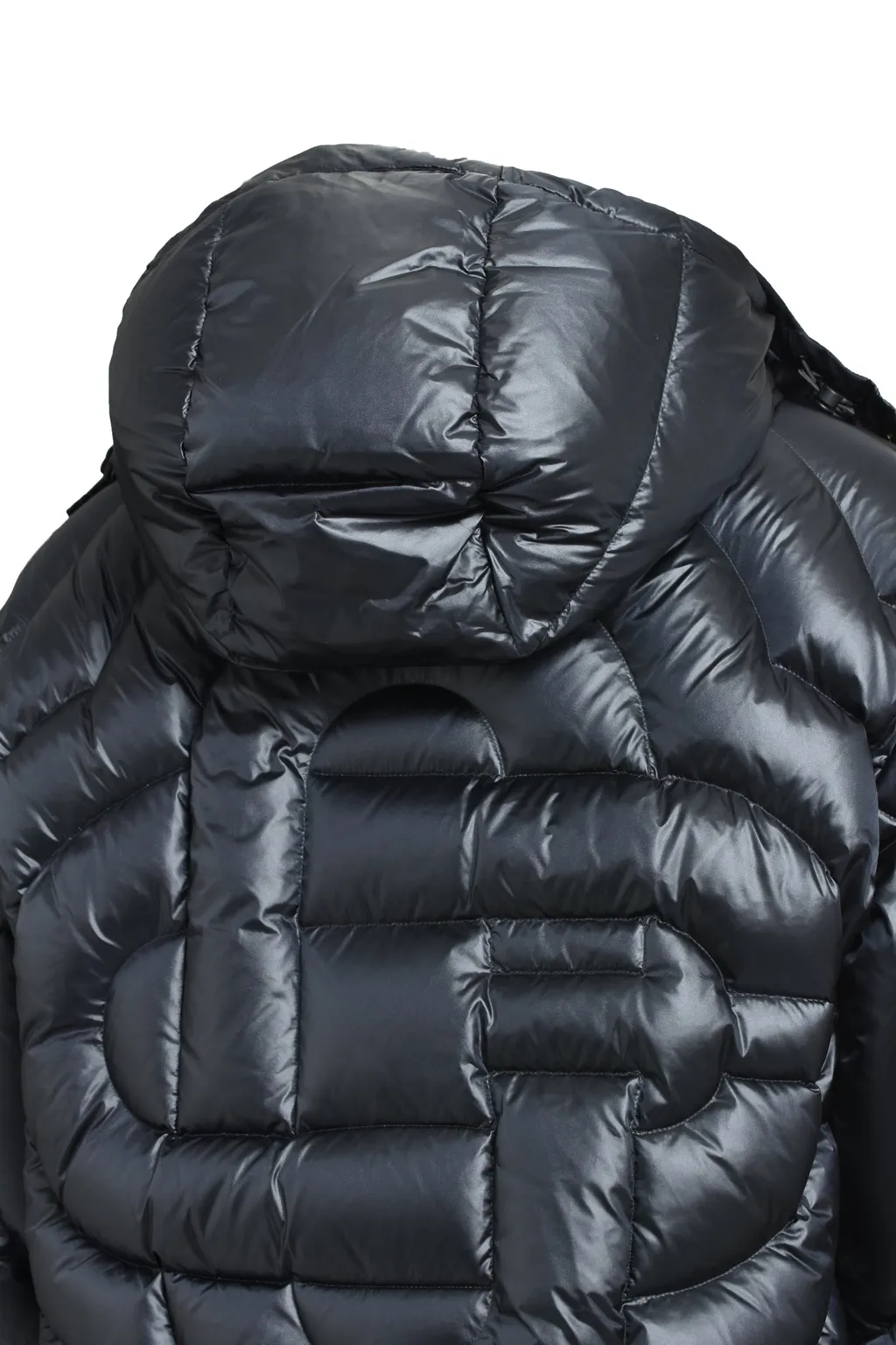 Cc Quilted Puffer Jacket / Blk