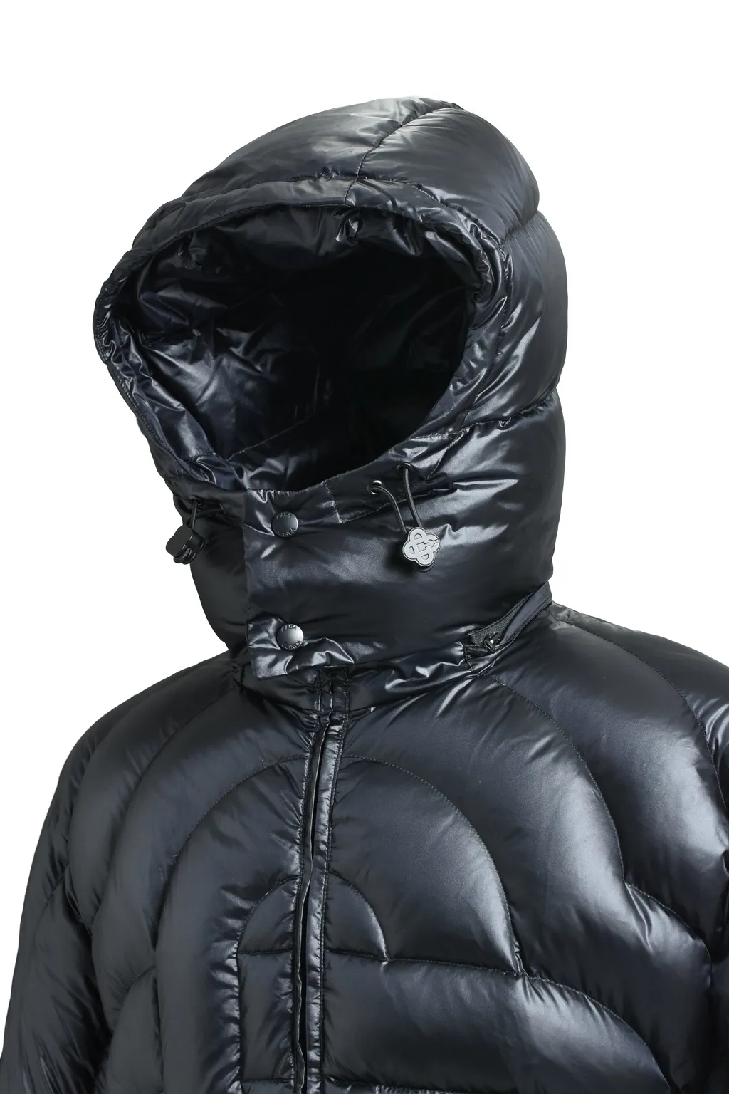 Cc Quilted Puffer Jacket / Blk