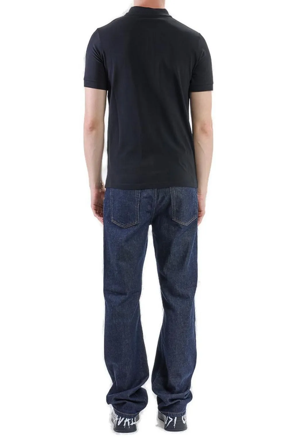 Karl Lagerfeld Logo Patch Polo Shirt