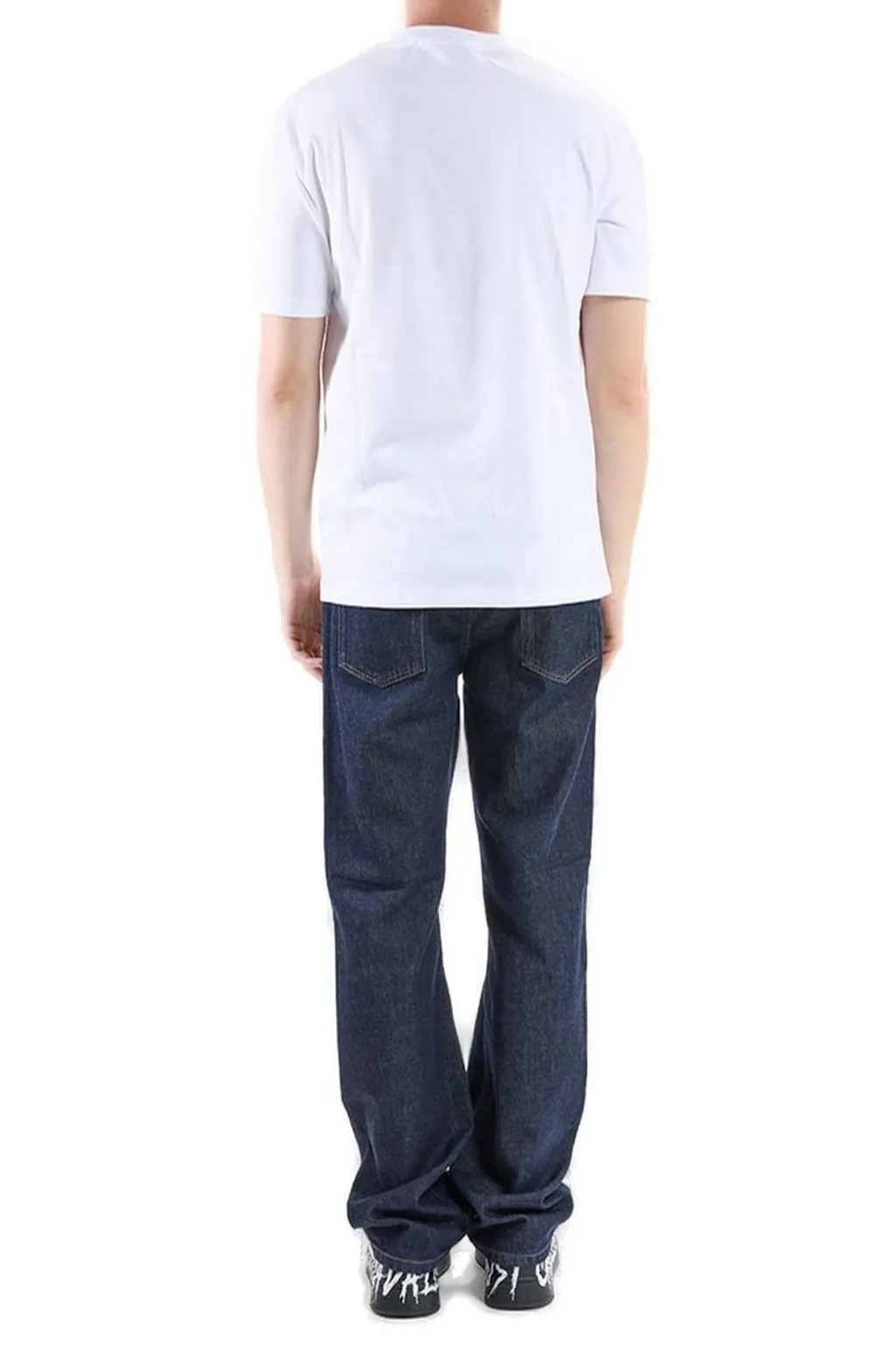 Karl Lagerfeld Logo Printed Crewneck T-Shirt