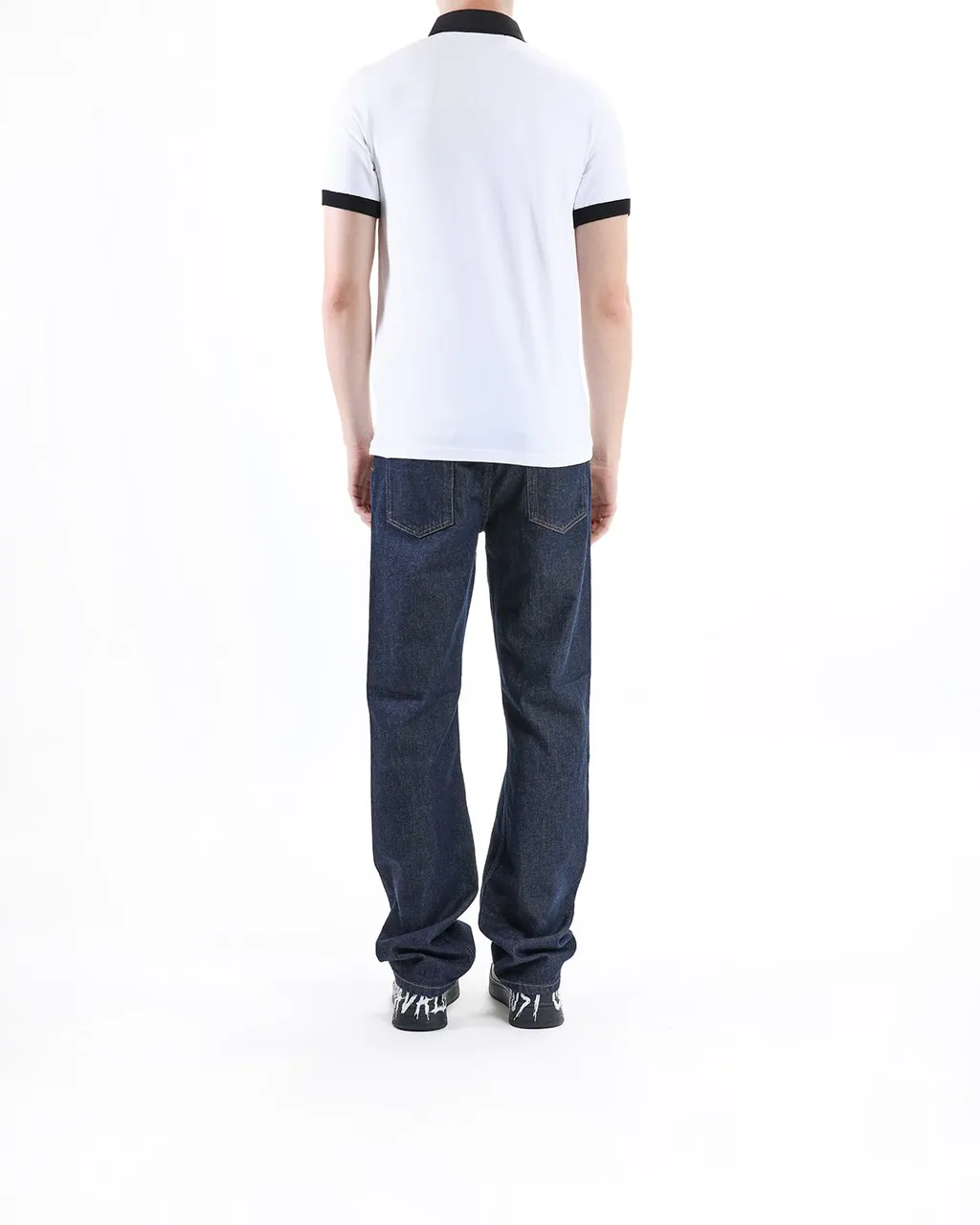 Karl Lagerfeld Contrast Collar Polo Shirt