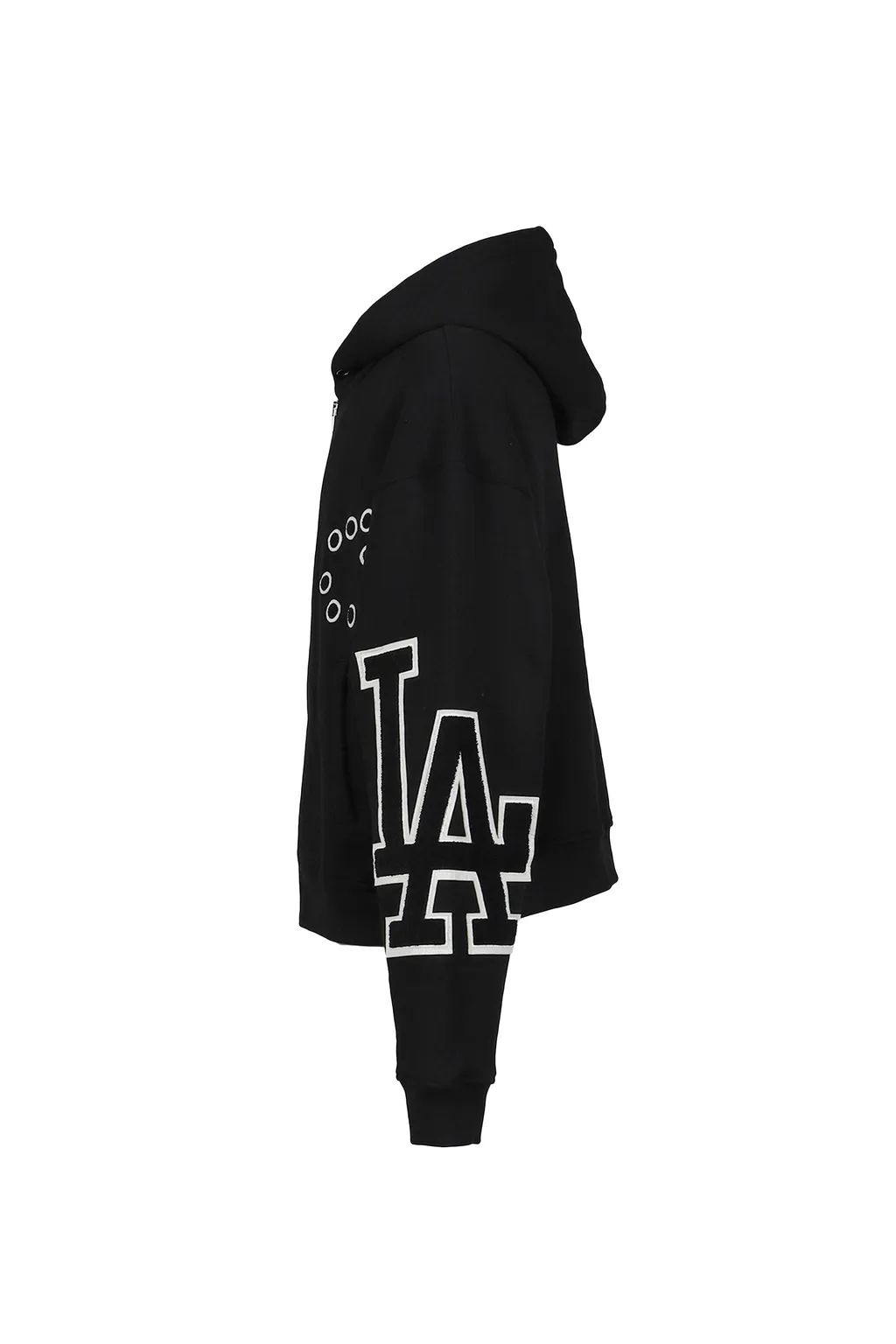 Hoodie With La Patches / Black