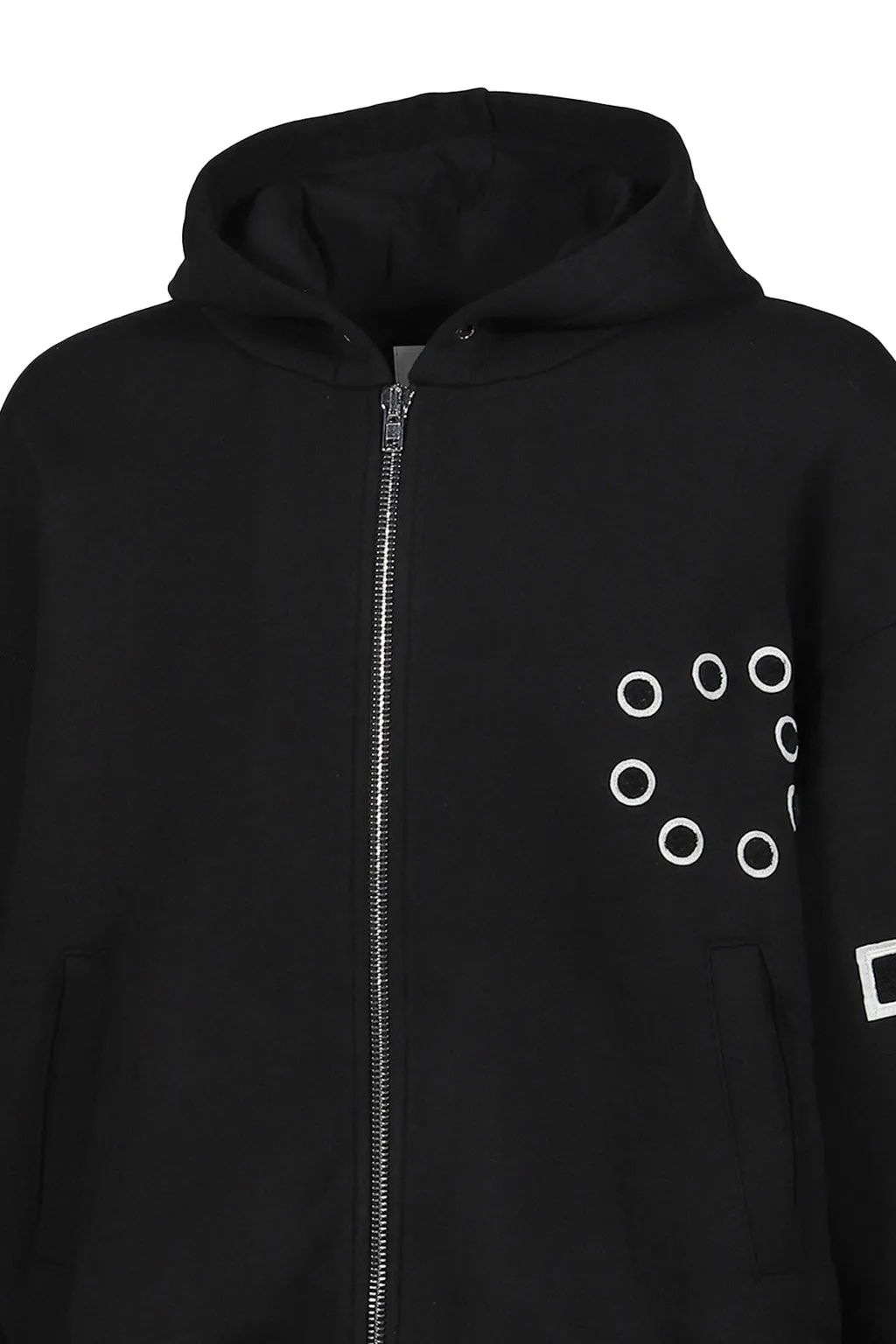 Hoodie With La Patches / Black
