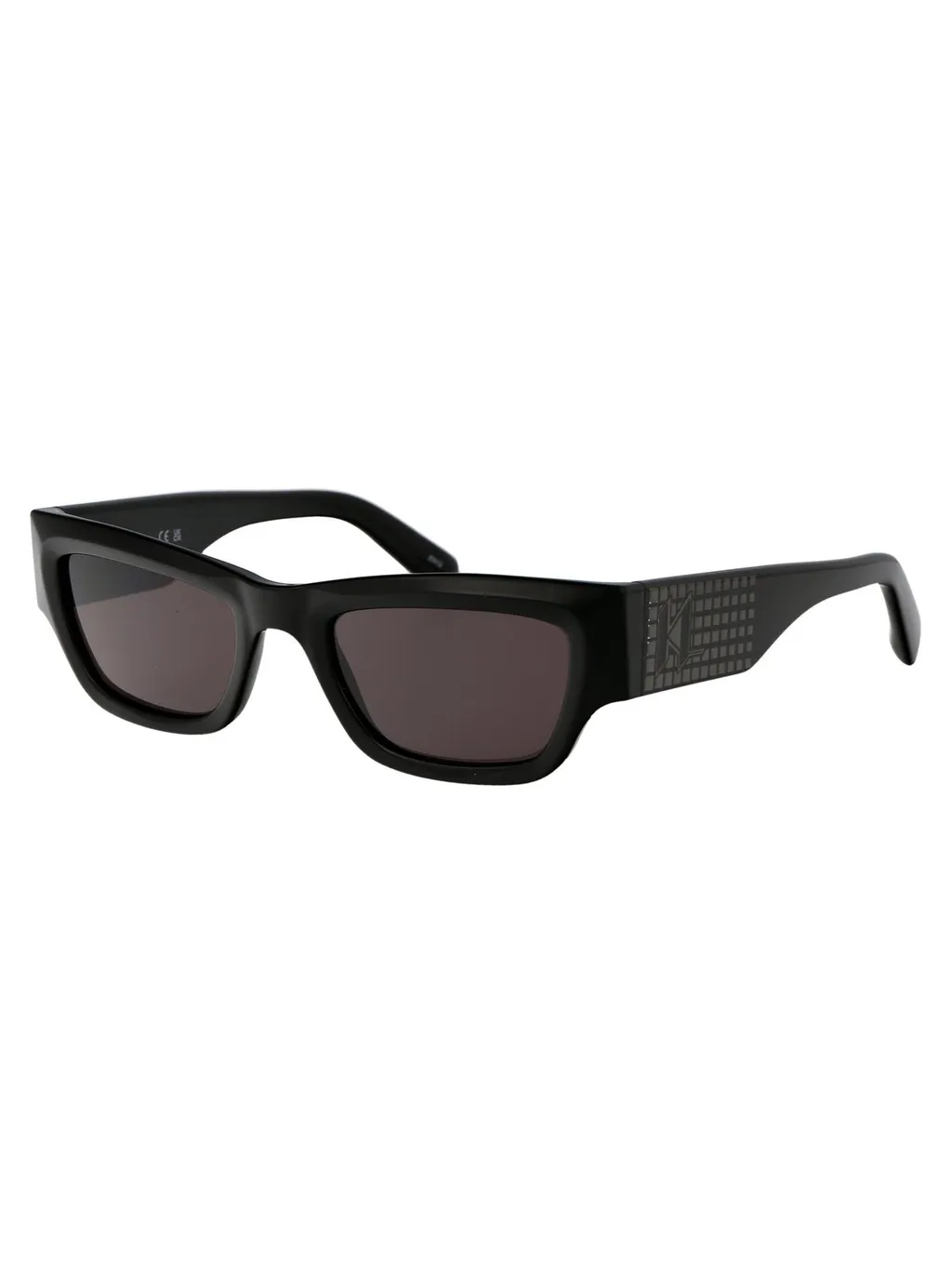Karl Lagerfeld Kl Monogram Rectangular Frame Sunglasses