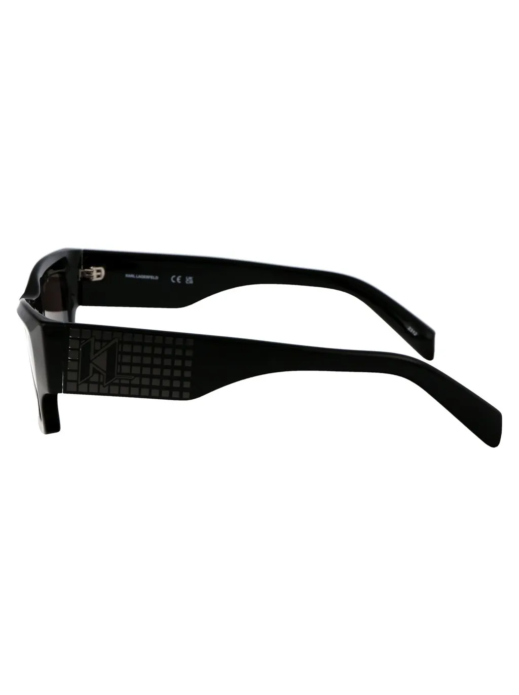 Karl Lagerfeld Kl Monogram Rectangular Frame Sunglasses