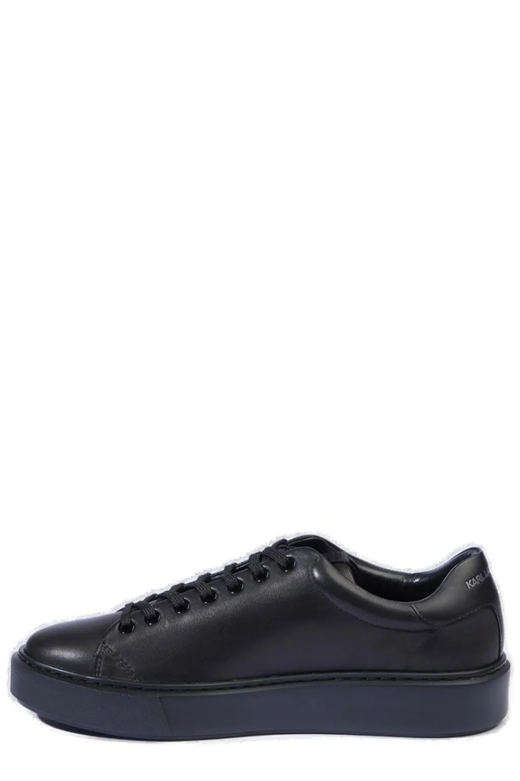 Karl Lagerfeld Logo Embossed Lace-Up Trainers