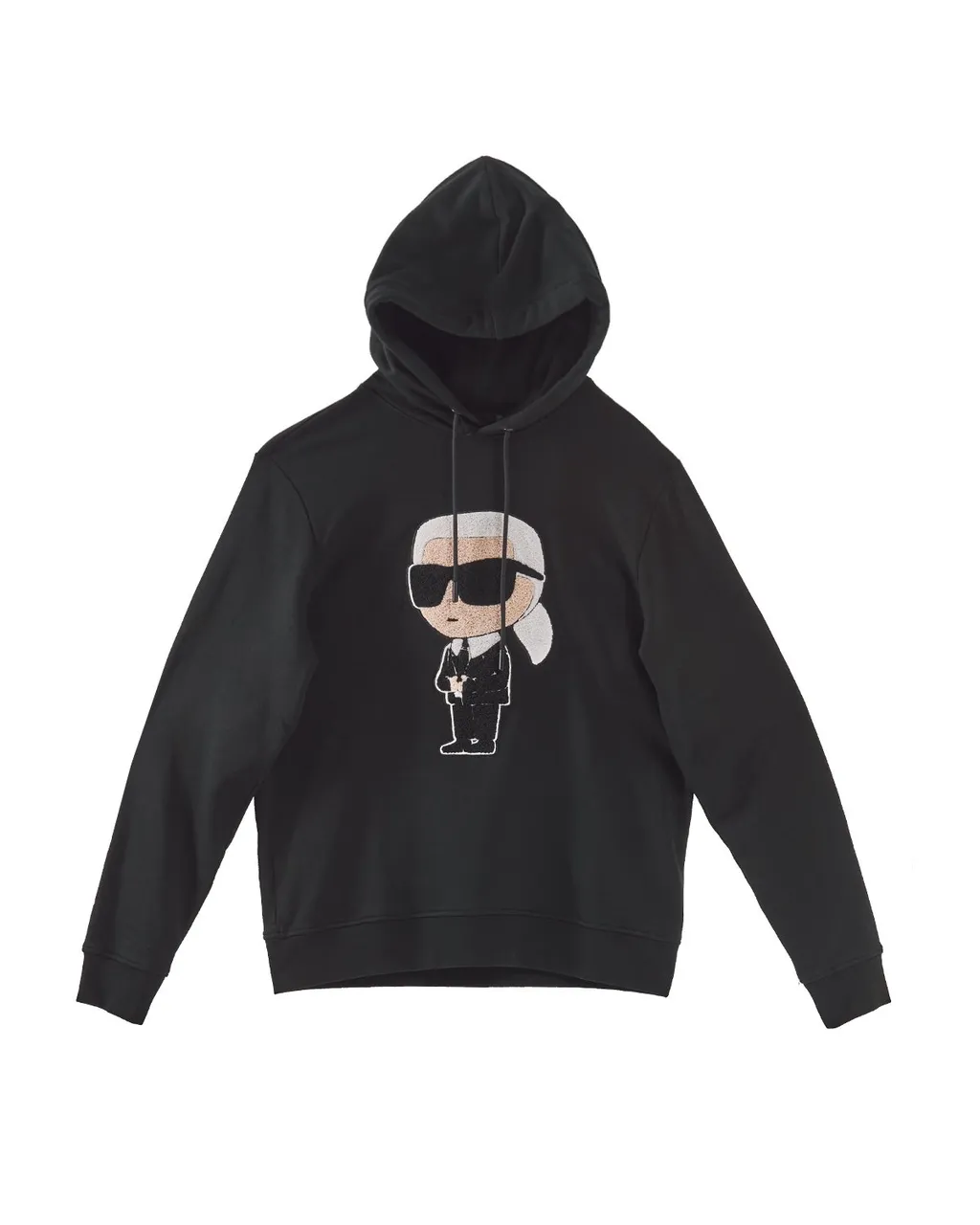 Karl Lagerfeld Patch Drawstring Hoodie