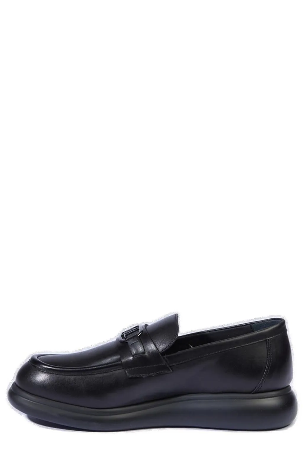 Karl Lagerfeld Logo Plaque Slip-On Loafers