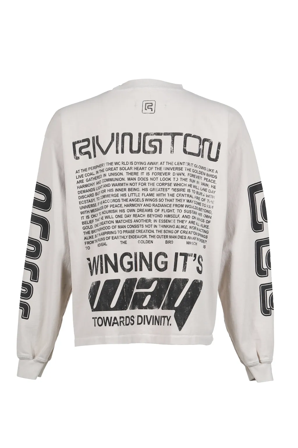 Divinity Paper Garden Ls Tee / Lt. Gry