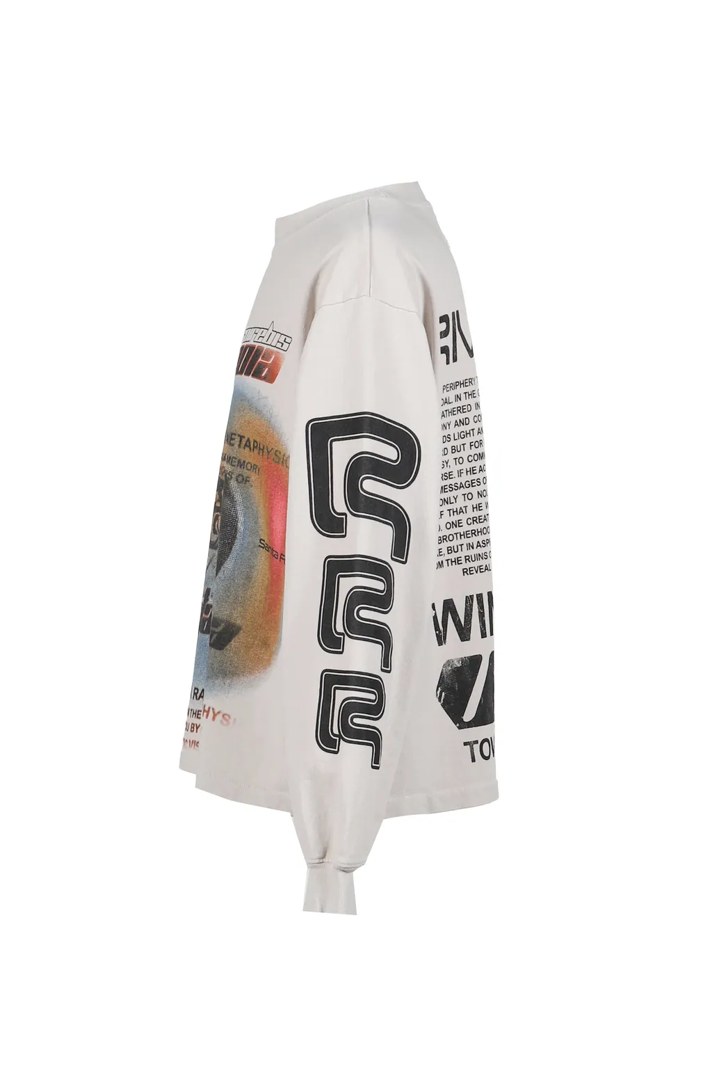 Divinity Paper Garden Ls Tee / Lt. Gry