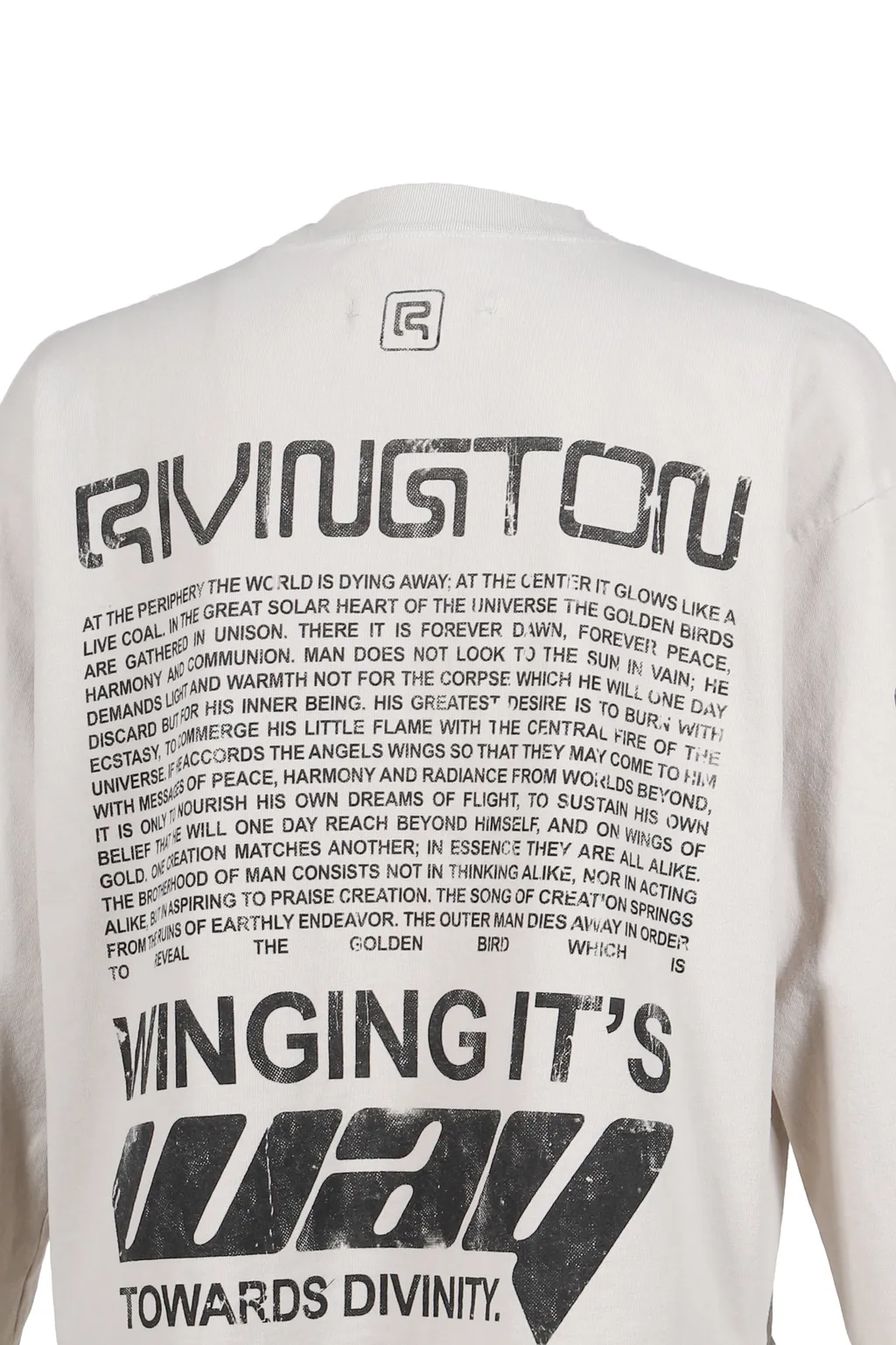 Divinity Paper Garden Ls Tee / Lt. Gry