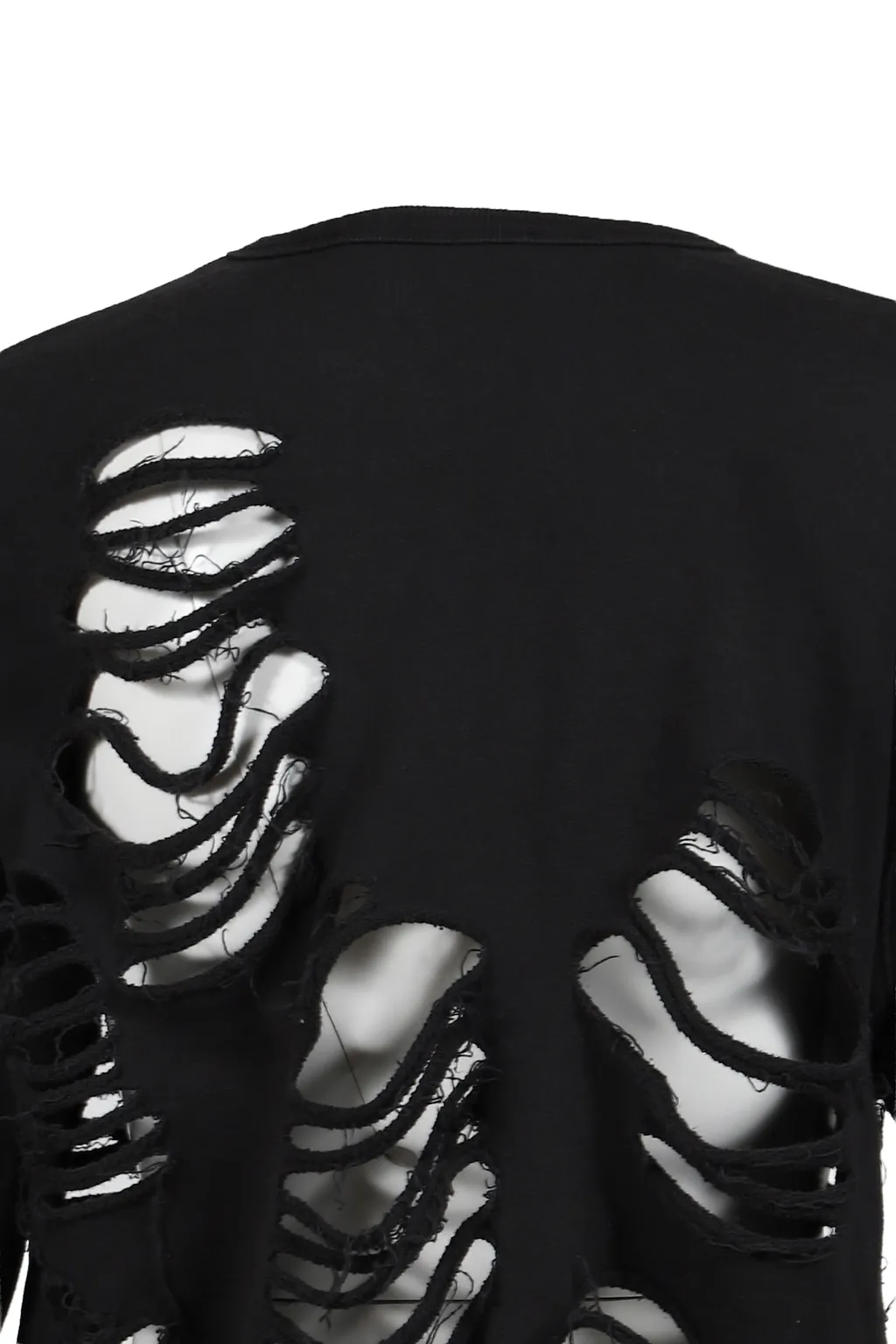 Distressed Crewneck / Black