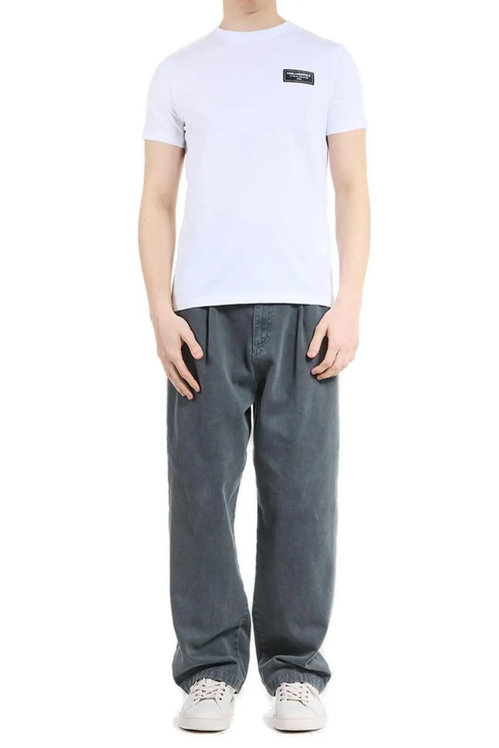 Karl Lagerfeld Logo Patch T-Shirt