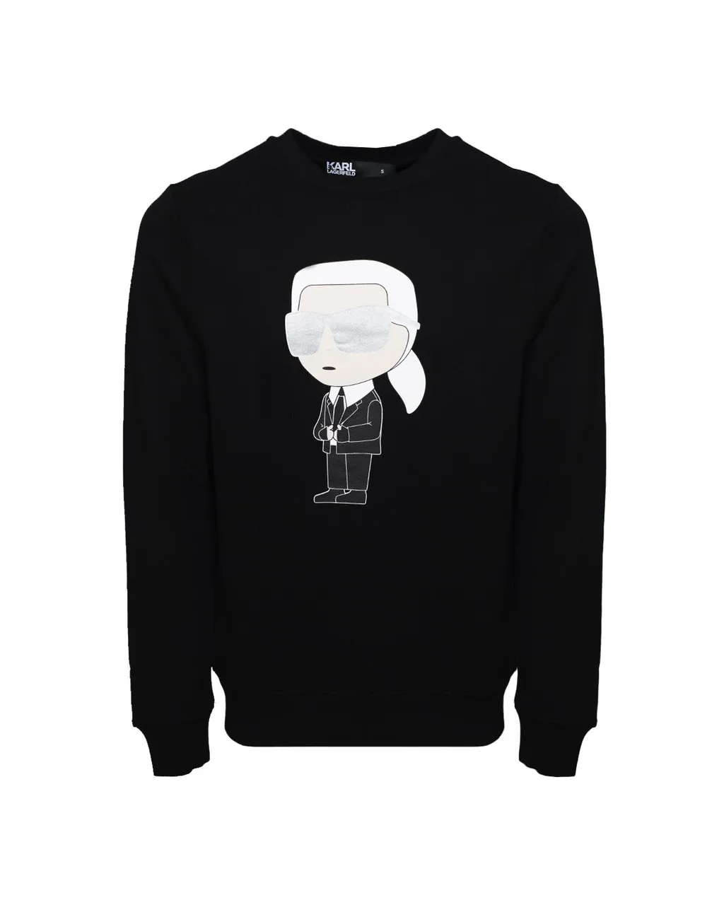 Karl Lagerfeld Ikonik Karl Printed Crewneck Sweatshirt
