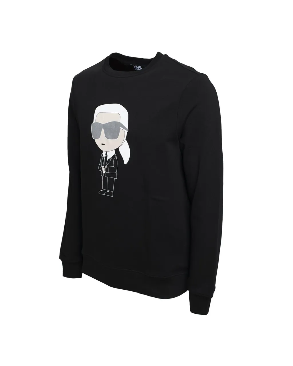 Karl Lagerfeld Ikonik Karl Printed Crewneck Sweatshirt