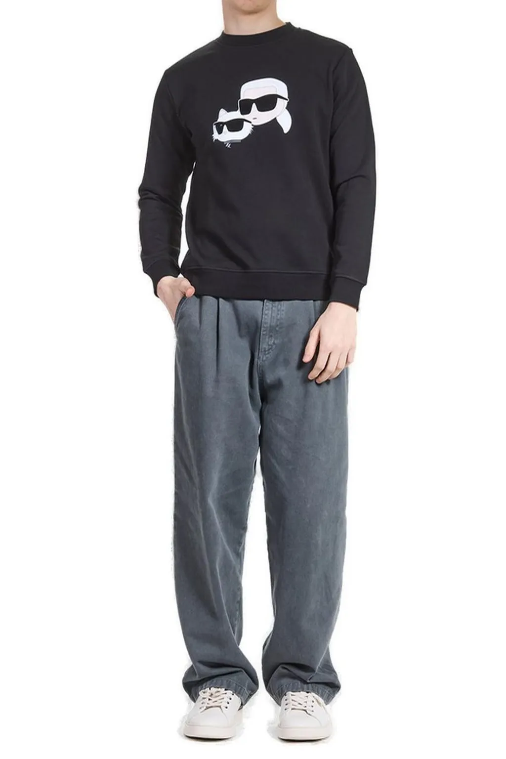 Karl Lagerfeld Ikon Printed Sweater