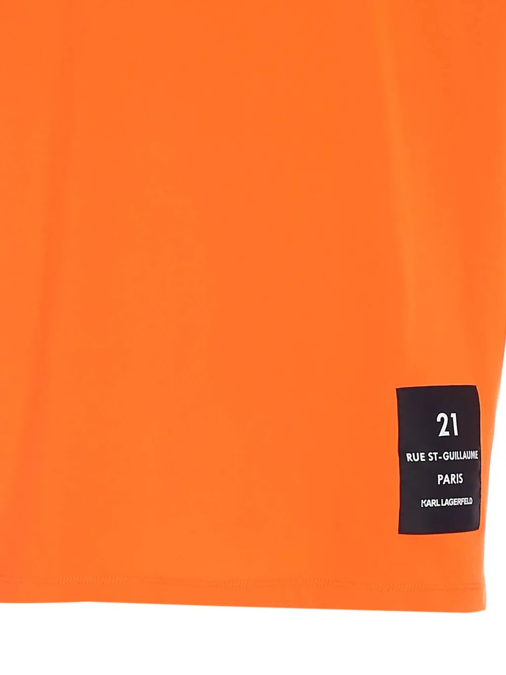 Karl Lagerfeld Logo Patch Crewneck T-Shirt