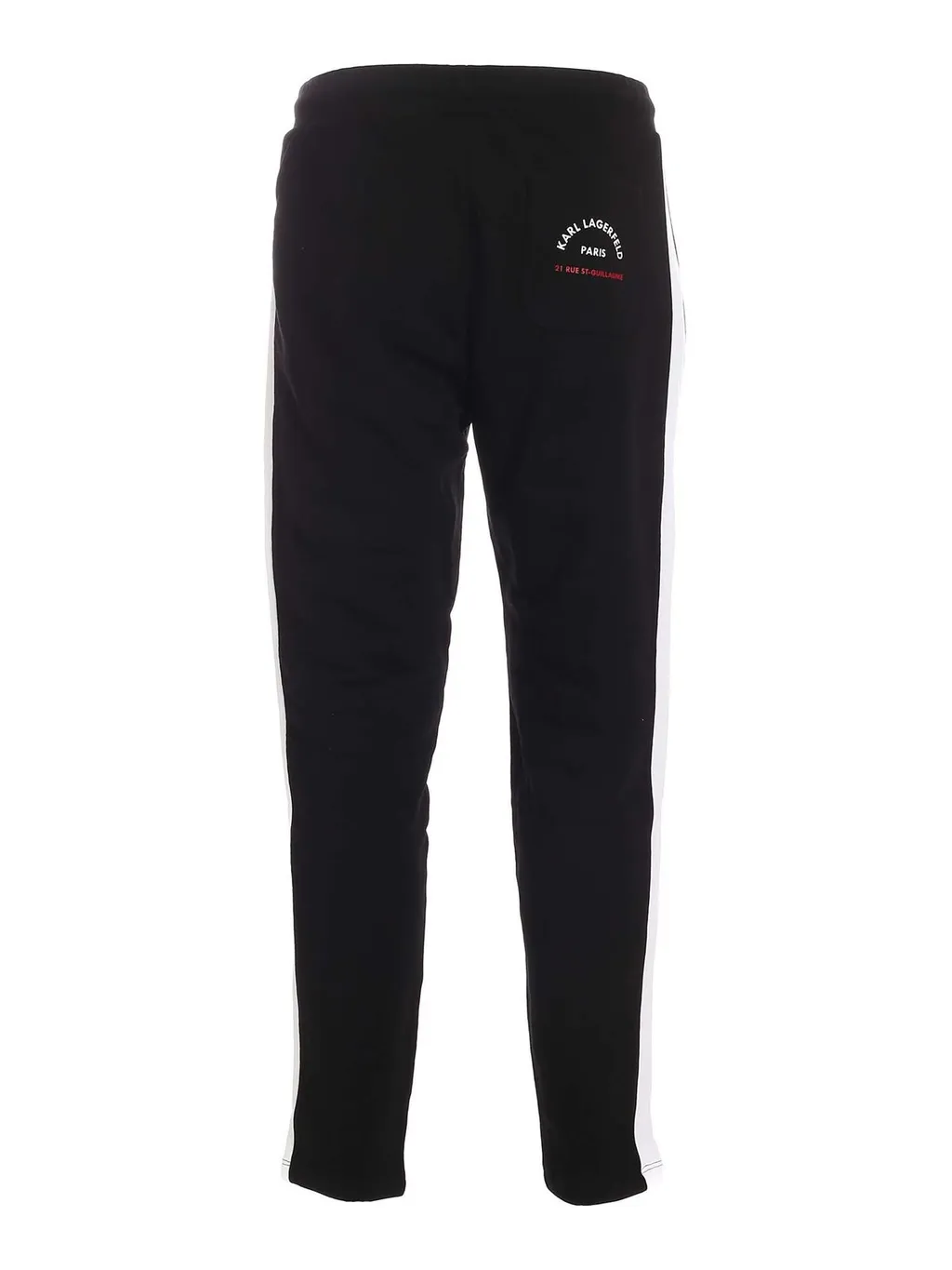 Karl Lagerfeld Contrast Detailed Drawstring Pants