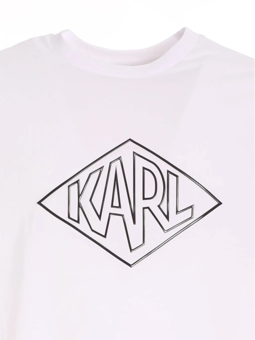 Karl Lagerfeld Karl Printed Crewneck T-Shirt