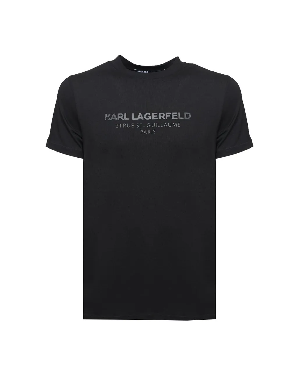 Karl Lagerfeld 3D Address Crewneck T-Shirt