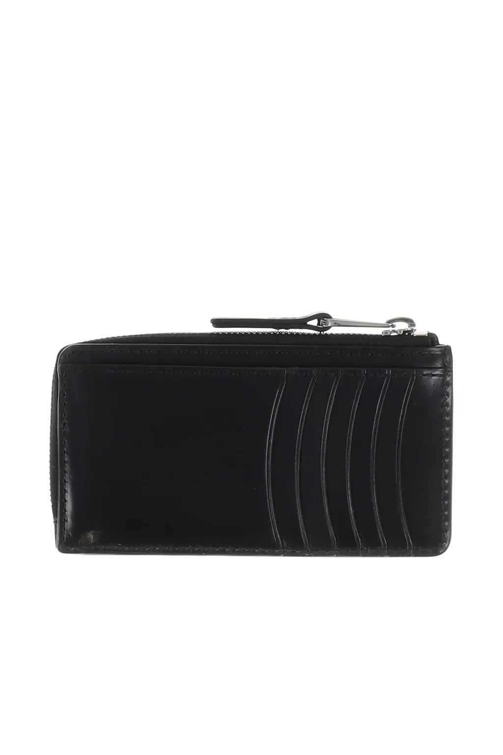 Patina Zip Coin Card Holder / Blk